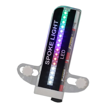 32 LED Bicycle Wheel Spoke Light – Colourful Waterproof Safety Flash Light