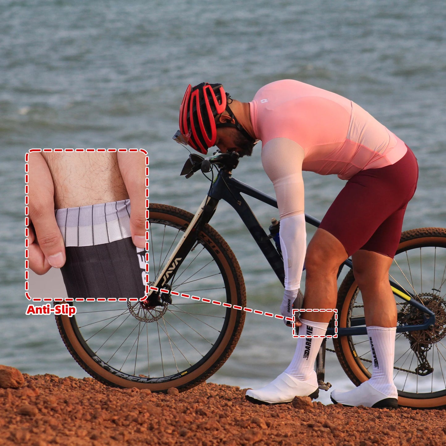 Aero Cycling Shoe Covers Windproof & Rainproof Anti-Slip
