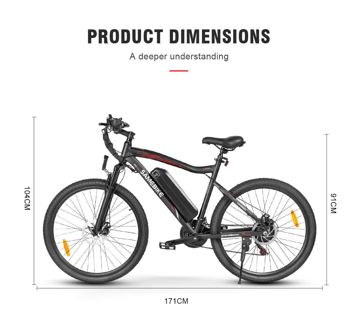 SAMEBIKE SY96-II Elektrofahrrad