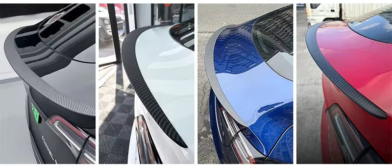 Tesla Model Y 2020-2024 Real Carbon Fibre Rear Spoiler