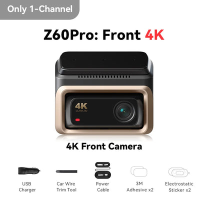 Caméra embarquée DDPAI Z60 Pro 4K avec HDR, GPS et Wi-Fi 5 GHz