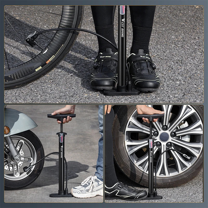 WEST BIKING 160PSI Fahrradpumpe