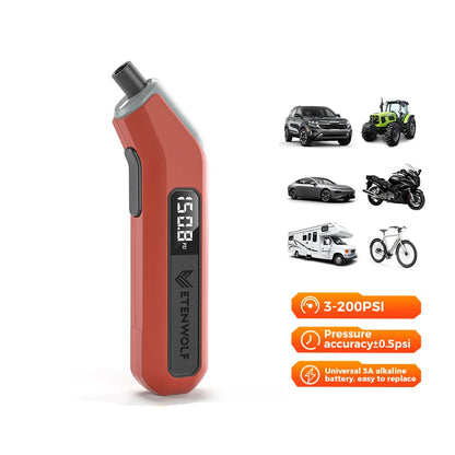 Manomètre électronique pour pneus ETENWOLF T300 3-200 PSI