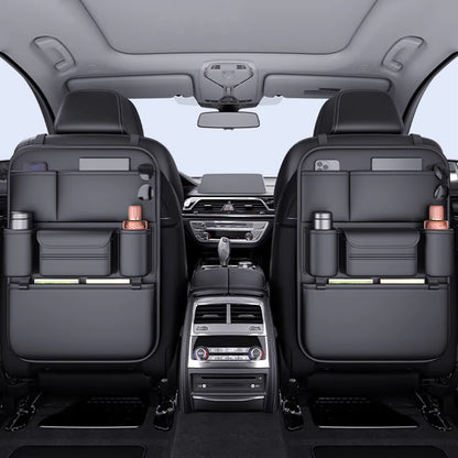 Universal PU Leather Car Seat Back Organizer