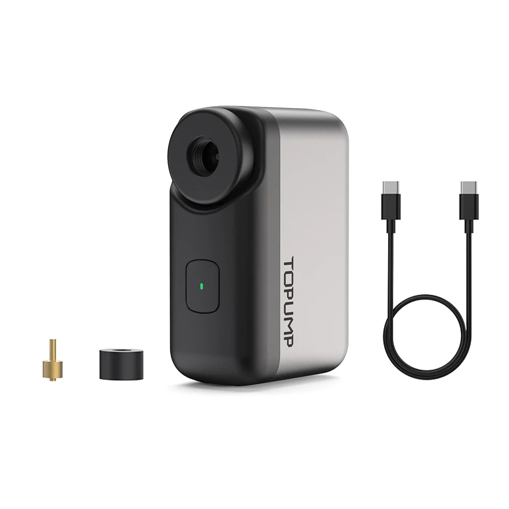Mini Electric Bike Pump 120 PSI – Ultra Portable Cordless Inflator (Presta & Schrader)