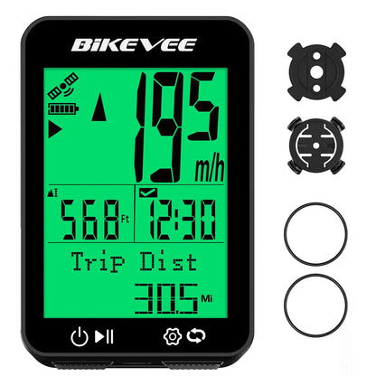 BIKEVEE BKV-360 GPS Cycling Computer Wireless Bike Speedometer