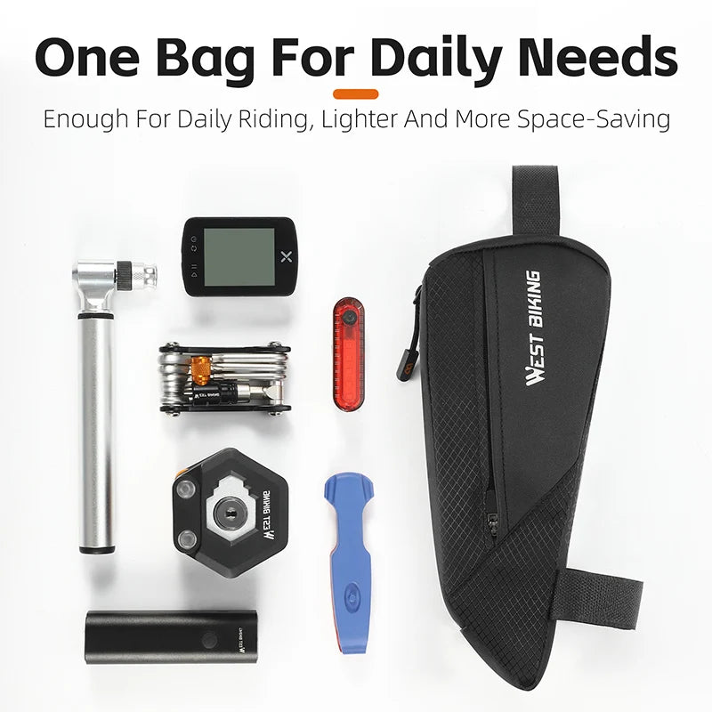 WEST BIKING 1.2L Portable Top Tube Bag