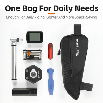 WEST BIKING 1.2L Portable Top Tube Bag