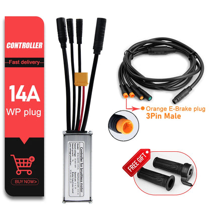 KT Waterproof E-Bike Controller 36V/48V – 14A to 35A Brushless Motor Controller