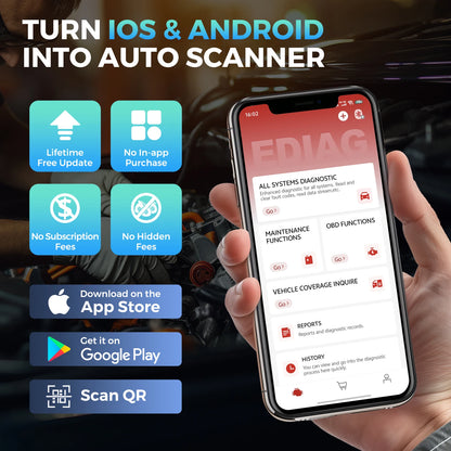 KINGBOLEN Ediag Elite All-System Automotive Diagnostic Tool
