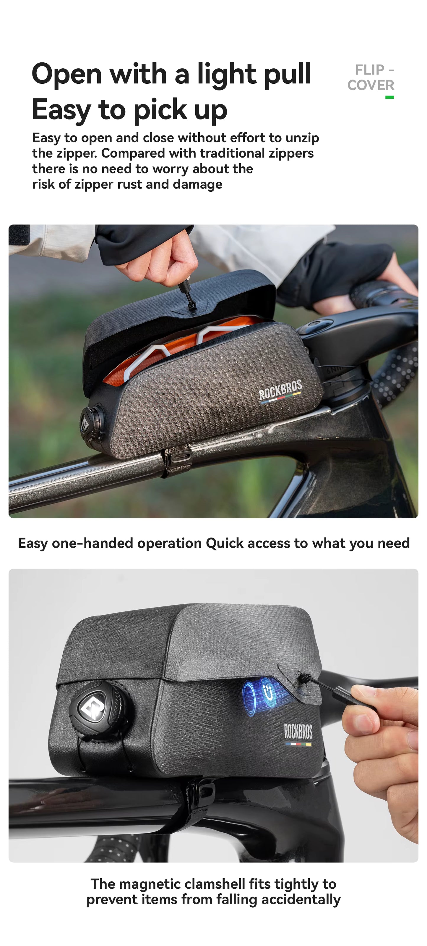 ROCKBROS Top Tube Bike Bag
