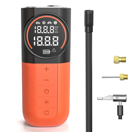 ETENWOLF S1 160 PSI Portable Tyre Inflator with 5200mAh Battery