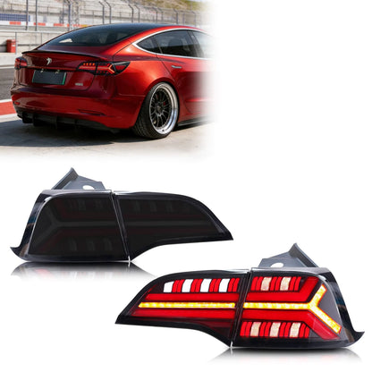 LED Tail Lights for Tesla Model 3 / Model Y 2017–2023