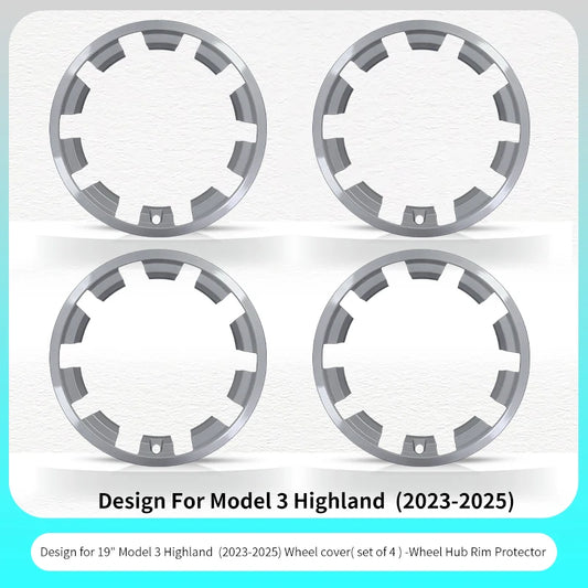 Tesla Model 3 Highland 2024-2026 19-Zoll Felgenschutz-Abdeckungen, 4er-Set