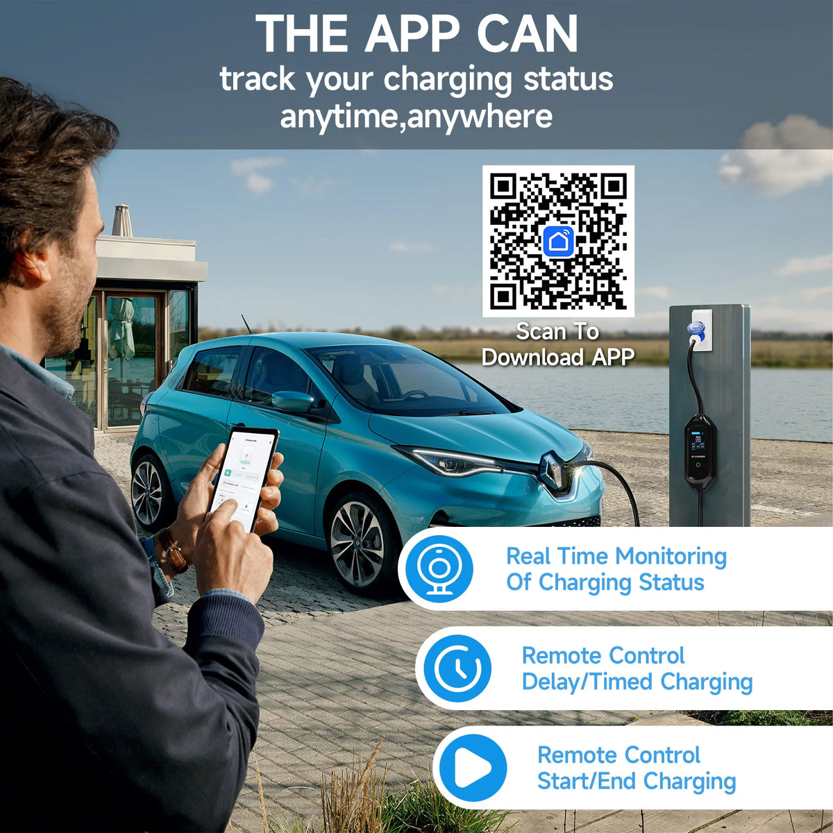 AFYEEV 32A 7.2kW Portable EV Charger