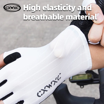 Cycling Half Finger Gloves with Extended Wrist Support