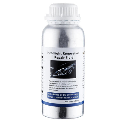 Headlight Restoration Kit with Liquid Polymer