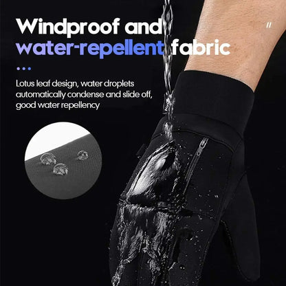 Winter-Touchscreen- und rutschfeste Fahrradhandschuhe