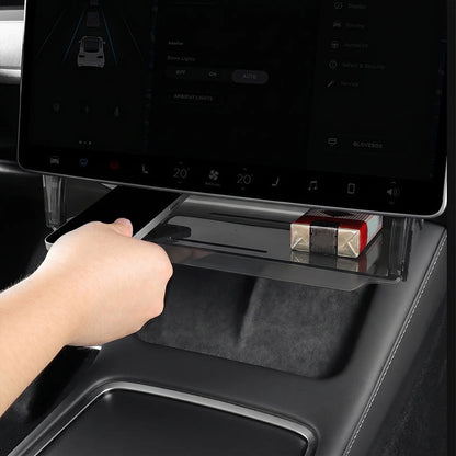 Tesla Model Y / Model YL 2025-2026 Hidden Under-Screen Storage Box