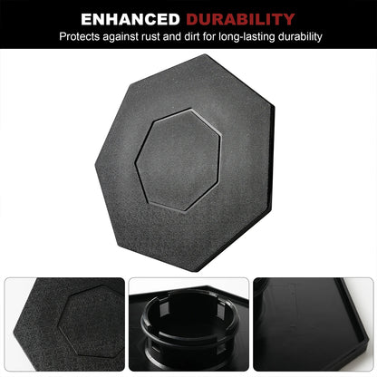 Tesla Cybertruck Matte Black Centre Wheel Caps, 4-Piece Set