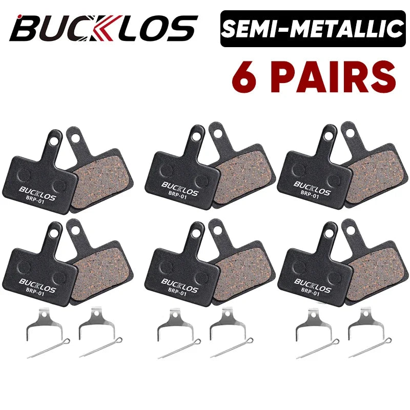 BUCKLOS Semi-Metal Bike Brake Pads