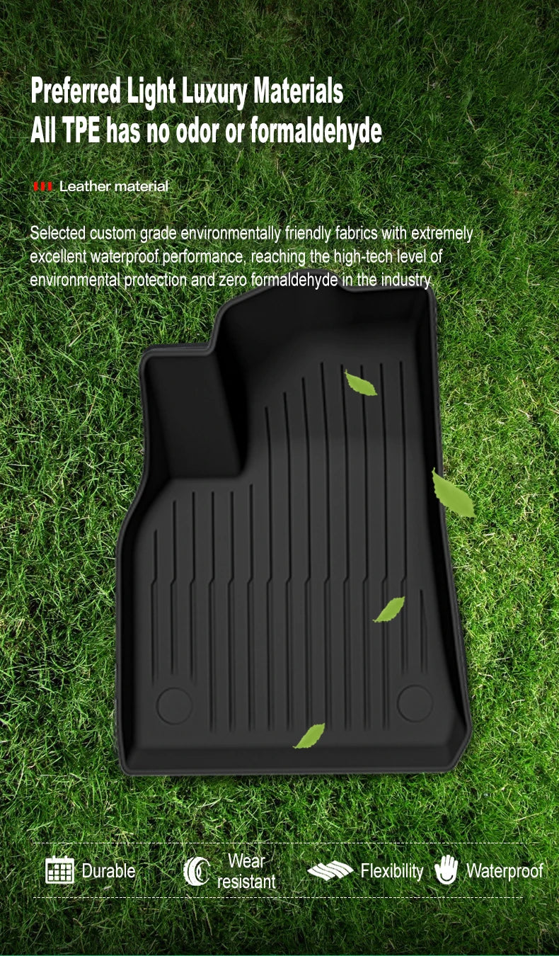 Tesla Model 3 / Model Y TPE Floor Mats 2019–2024