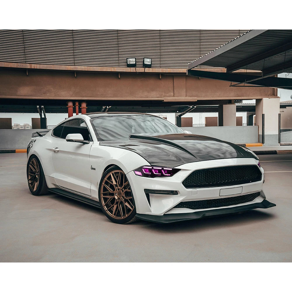 Ford Mustang 2018-2022 Full LED Headlight Assembly with Lighting Control