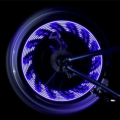 RGB LED Bicycle Wheel Spoke Light – USB Rechargeable Safety Signal Lamp
