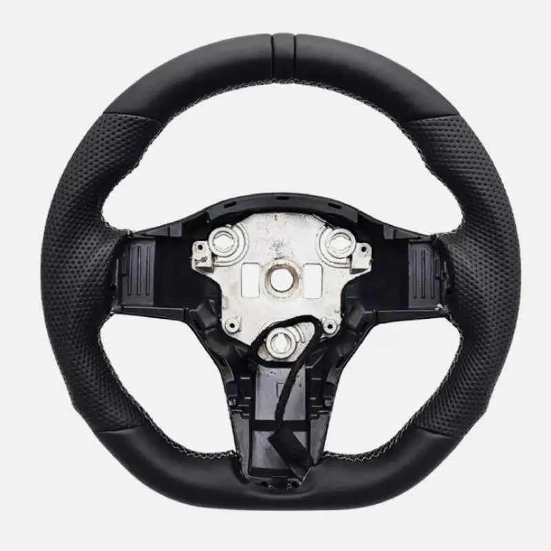 Heated Sport Leather Steering Wheel for Tesla Model 3 / Model Y