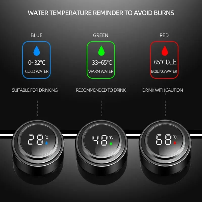500 ml intelligenter Isolierbecher mit Temperaturanzeige für Tesla