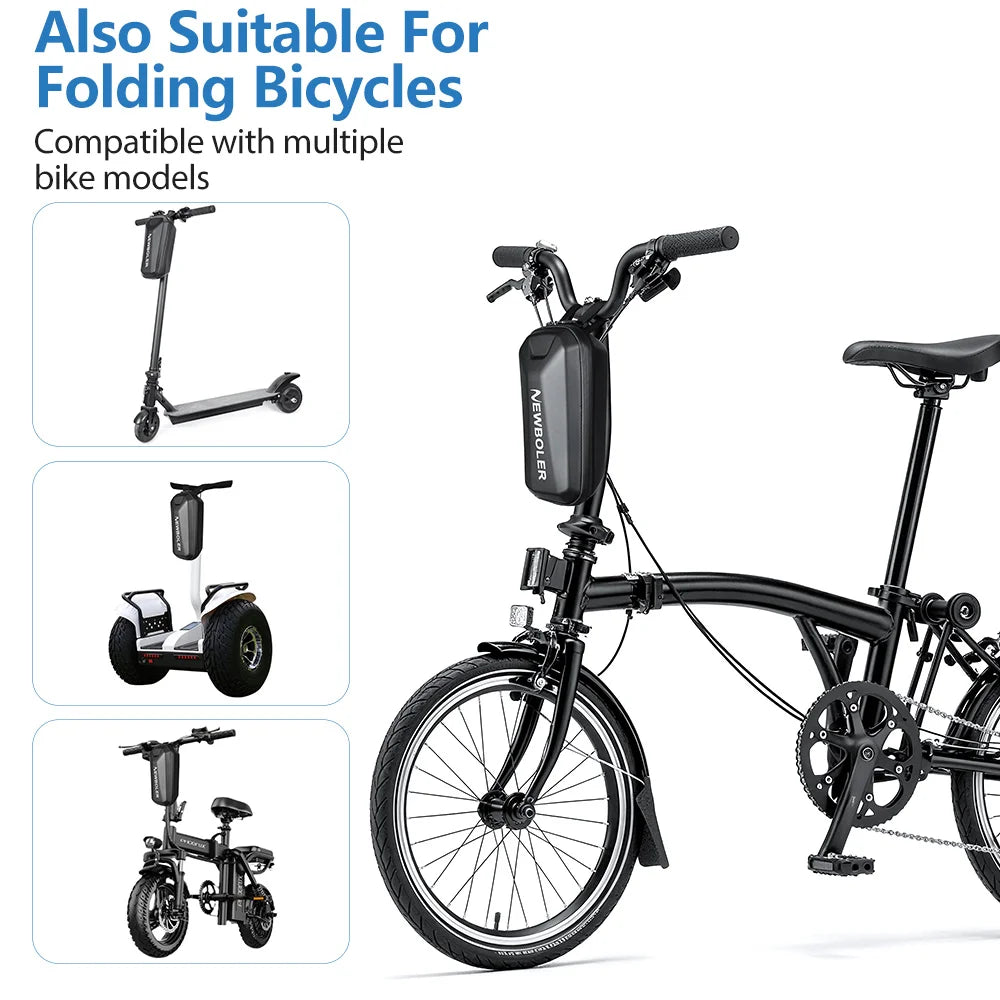 NEWBOLER Elektroroller wasserdichte Fronttasche