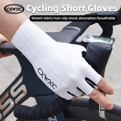 Cycling Half Finger Gloves with Extended Wrist Support