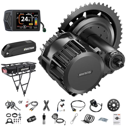 Kit de conversion pour vélo électrique à moteur central BAFANG BBS 500W 750W 1000W