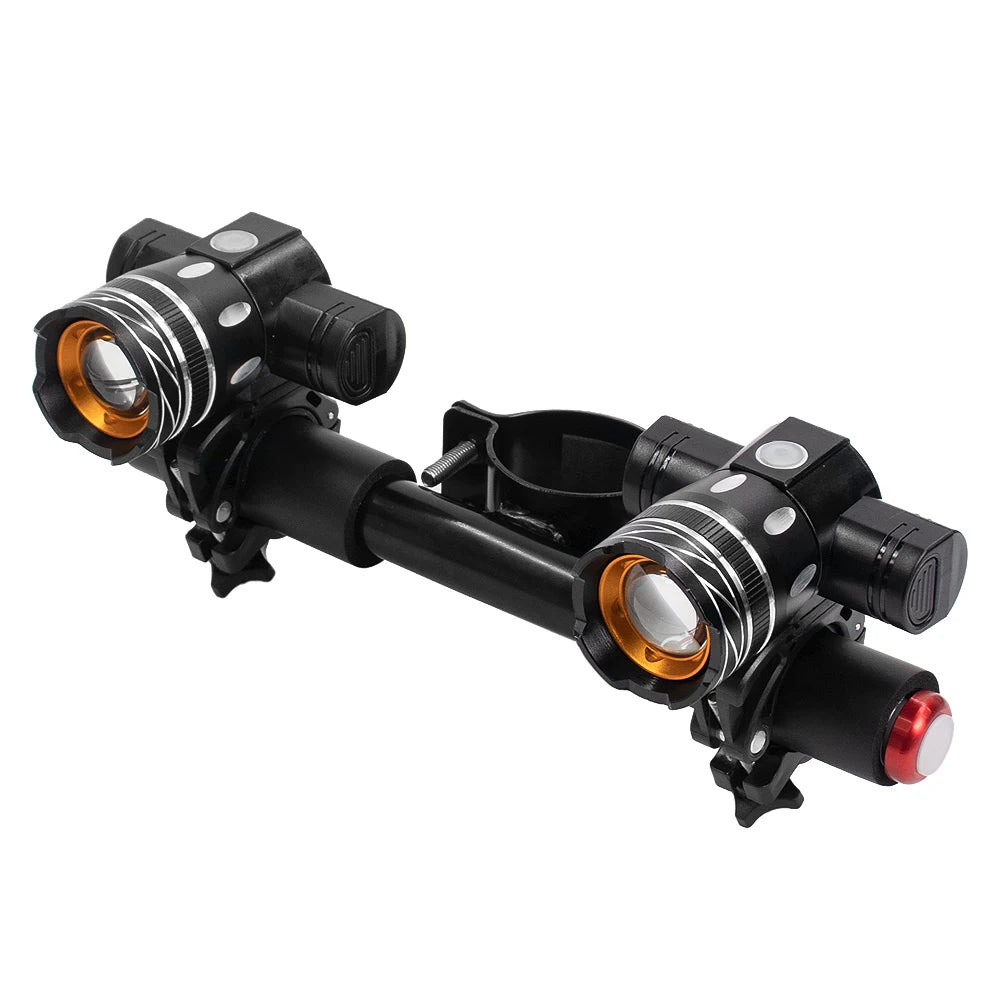 USB Rechargeable LED Headlight for Ninebot ES1 ES2 ES3 ES4 & Max G30 Scooters