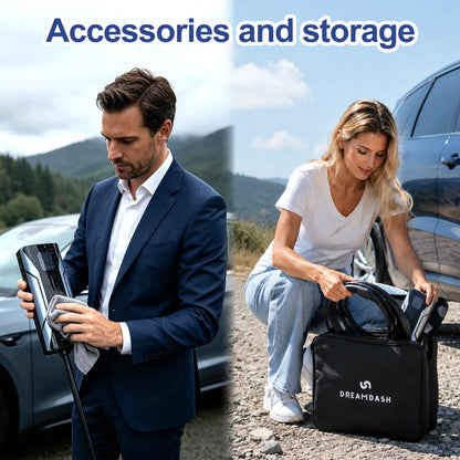 DREAMDASH 32A Level 2 Portable Tesla EV Charger