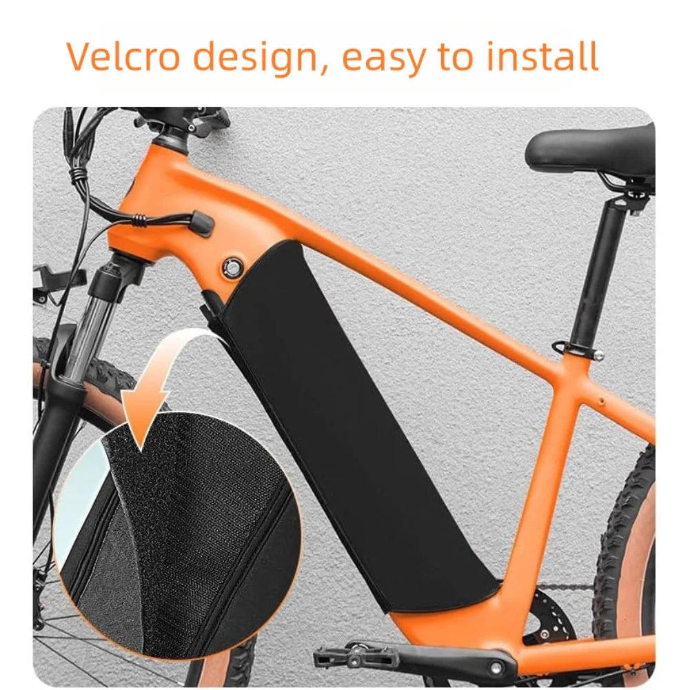 Neoprene E-Bike Battery Protective Cover Waterproof Dustproof & Scratch Resistant