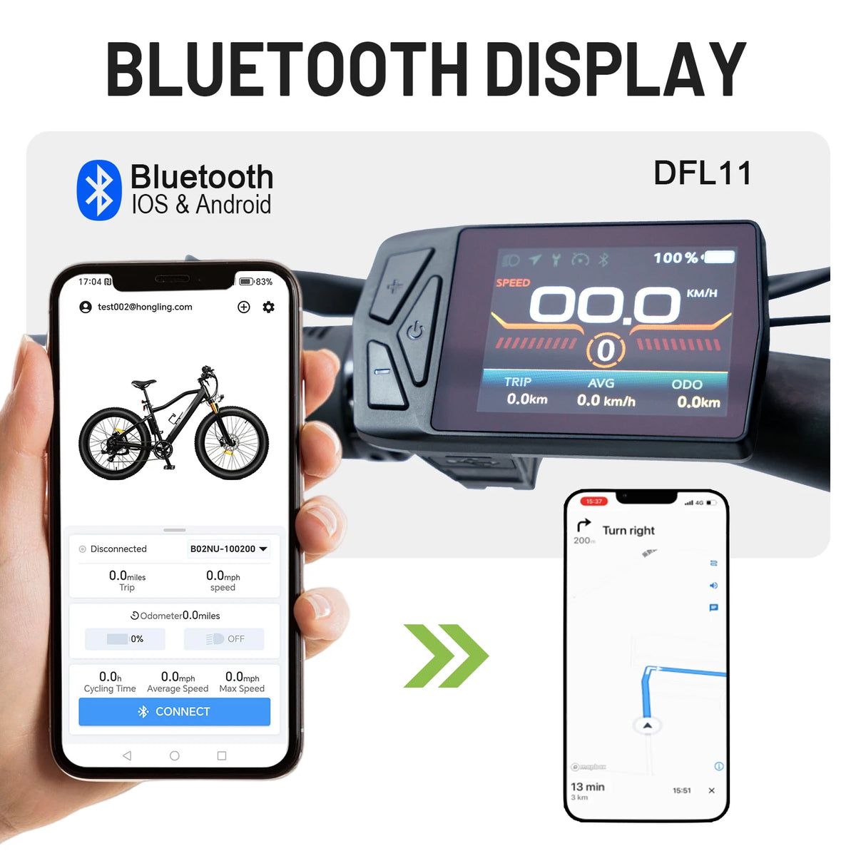 TONGSHENG Mittelmotor-Umrüstsatz mit Drehmomentsensor für E-Bikes