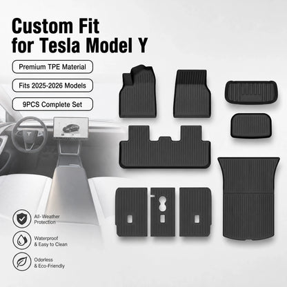 Tesla Model Y Juniper TPE Floor Mats