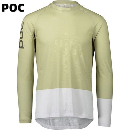 POC Long Sleeve MTB Jersey Quick-Dry Off-Road Cycling Shirt