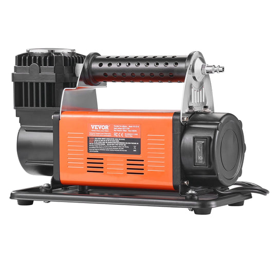 SucceBuy 150 PSI Dual-Cylinder Heavy-Duty Air Compressor