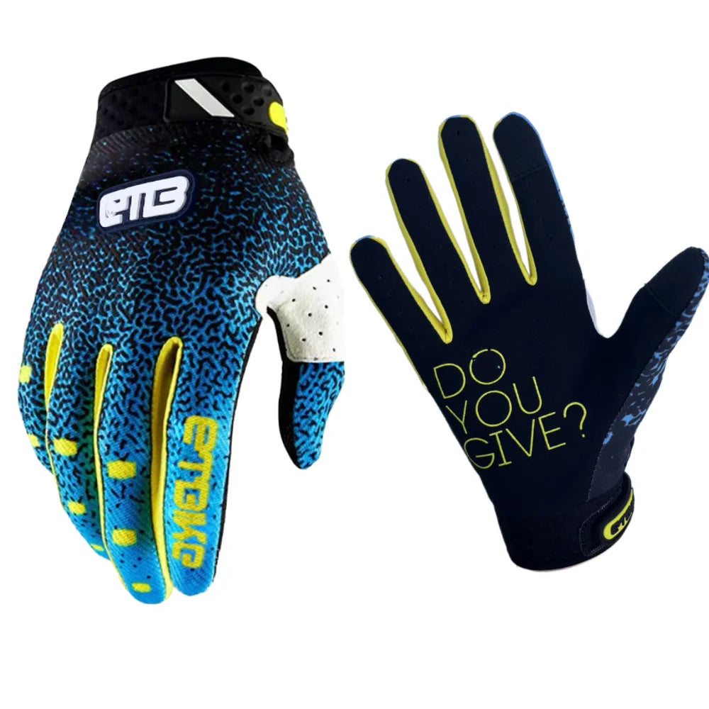 ETBIKE Full Finger Riding Gloves with Touchscreen Support
