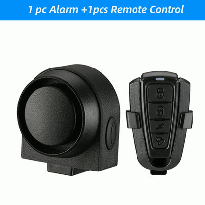 Wireless Bike Alarm – 115dB Waterproof Security Alarm with Remote Control