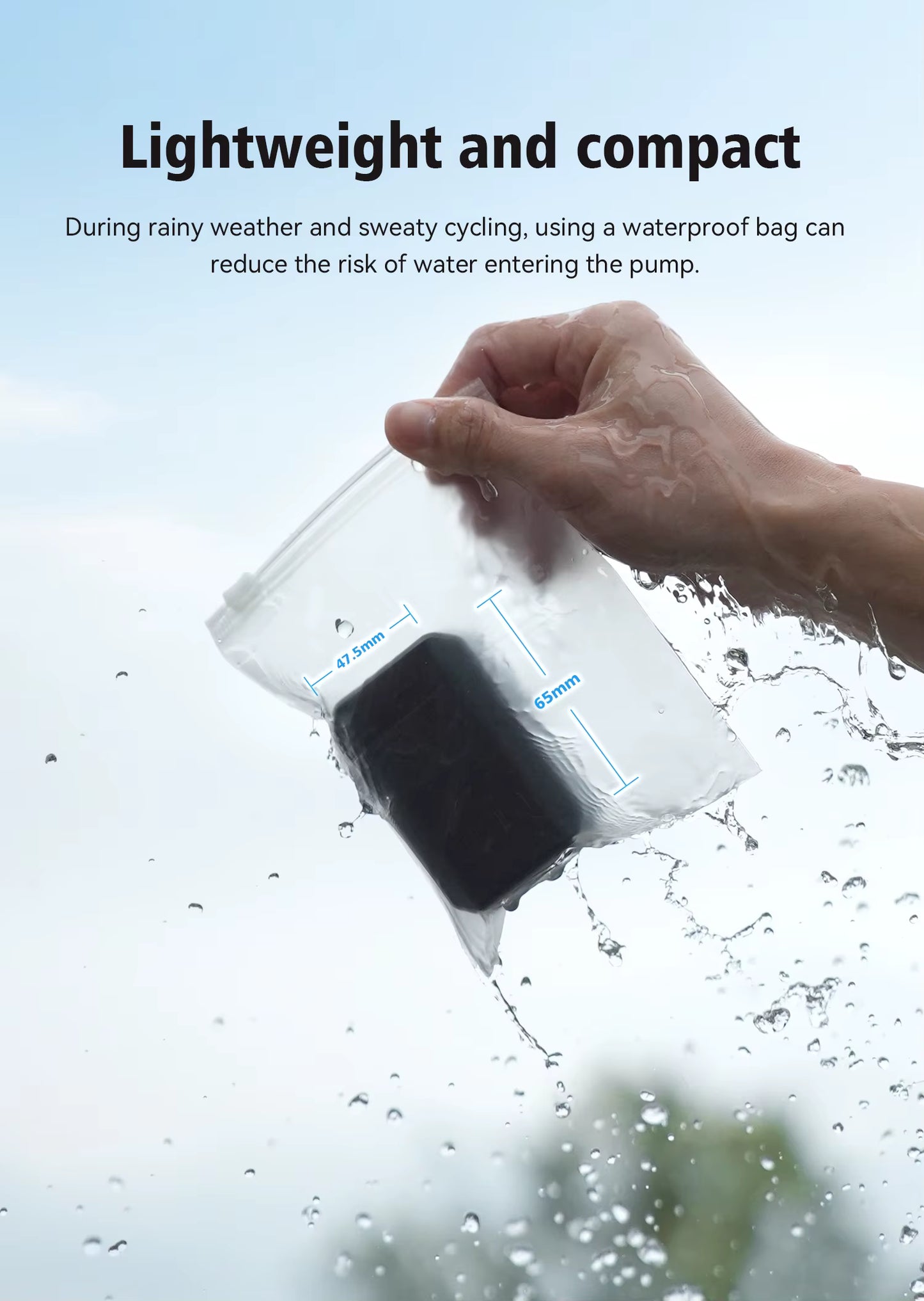 Peakspeak AS260PRO Mini Electric Bike Pump – 120 PSI Cordless Inflator
