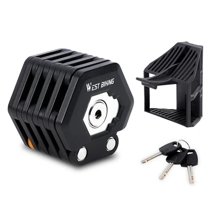 WEST BIKING Alloy Steel Folding Bike Lock