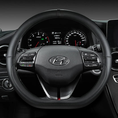 Hyundai IONIQ 5 D-förmiger Lenkradbezug aus PU-Leder, 38 cm, verschiedene Farben