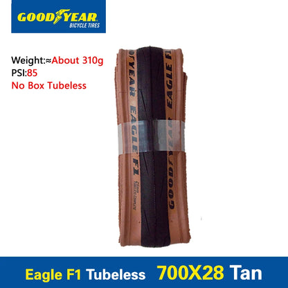 Goodyear Eagle F1 Supersport Road Bike Tyre 700C Folding Clincher & Tubeless