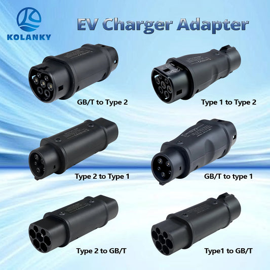 KOLANKY EV Charging Adapter Type 1 / Type 2 / GB/
