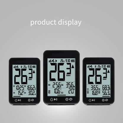 Kabelloser GPS-Fahrradcomputer mit 2,4"-LCD-Display