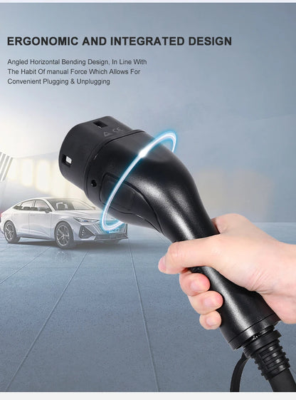NexEV Type 2 to Type 2 Spiral EV Charging Cable 16A / 32A