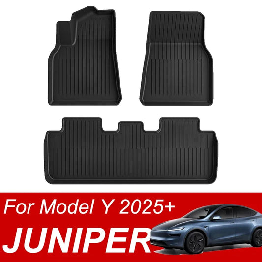 Tesla Model Y Juniper 2025-2026 All-Weather TPE Floor Mats & Cargo Liners